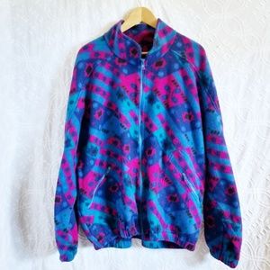 Bright Retro zip up sweater